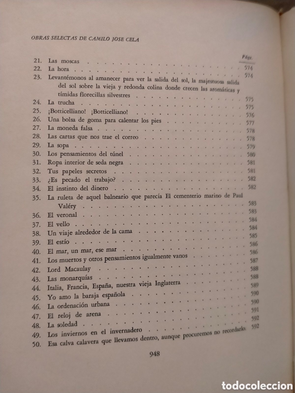 Libros de segunda mano: CAMILO JOS&Eacute; CELA. OBRAS SELECTAS . ALFAGUARA - Foto 7