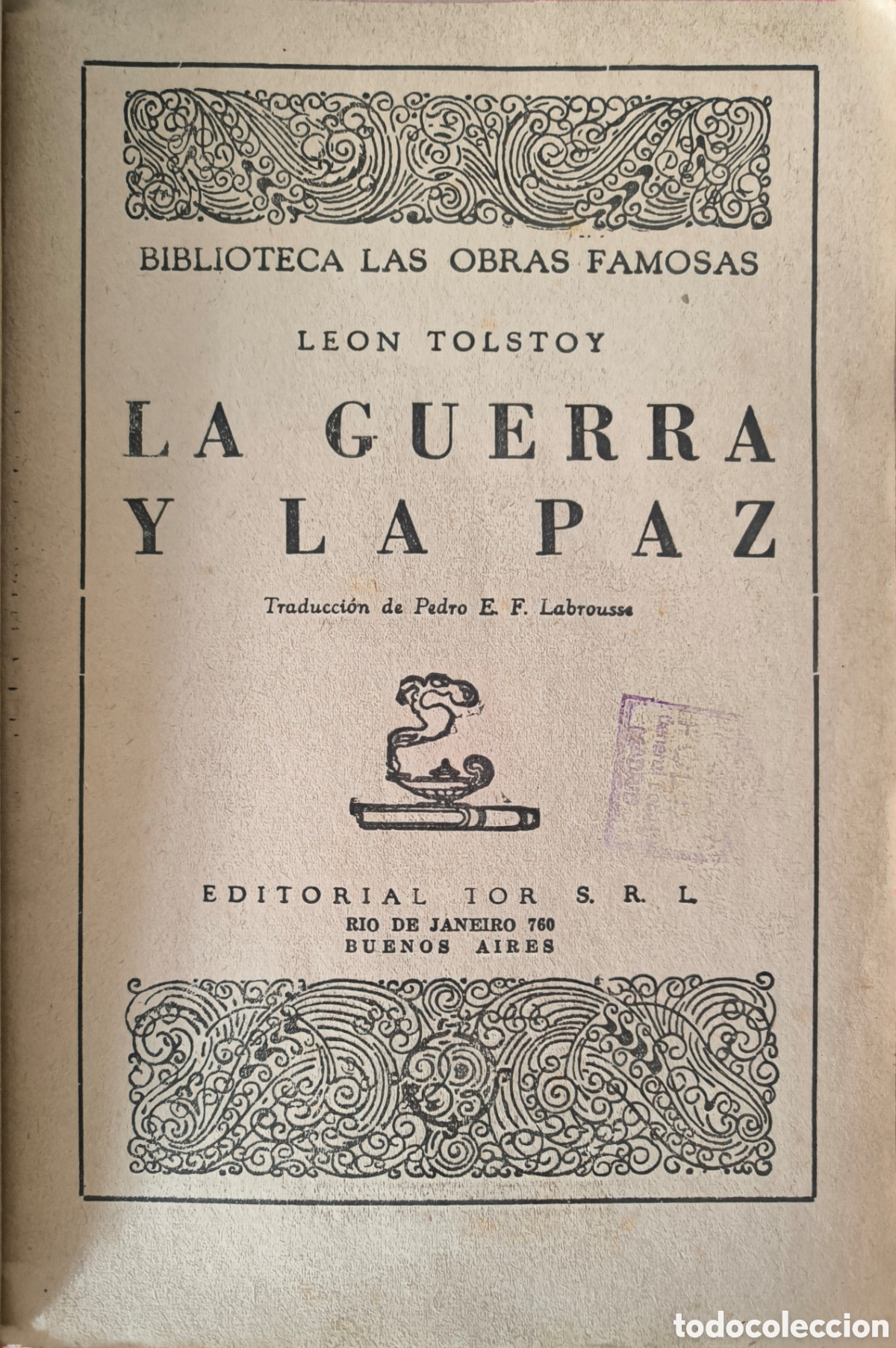 Libros de segunda mano: LA GUERRA Y LA PAZ. LEON TOLSTOY - Foto 2