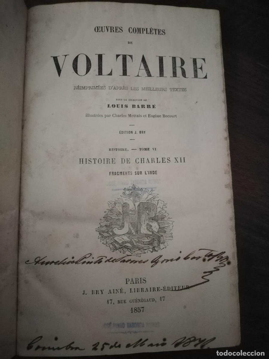 Libros de segunda mano: Obras completas de Voltaire. Par&iacute;s 1857. Francia. - Foto 6
