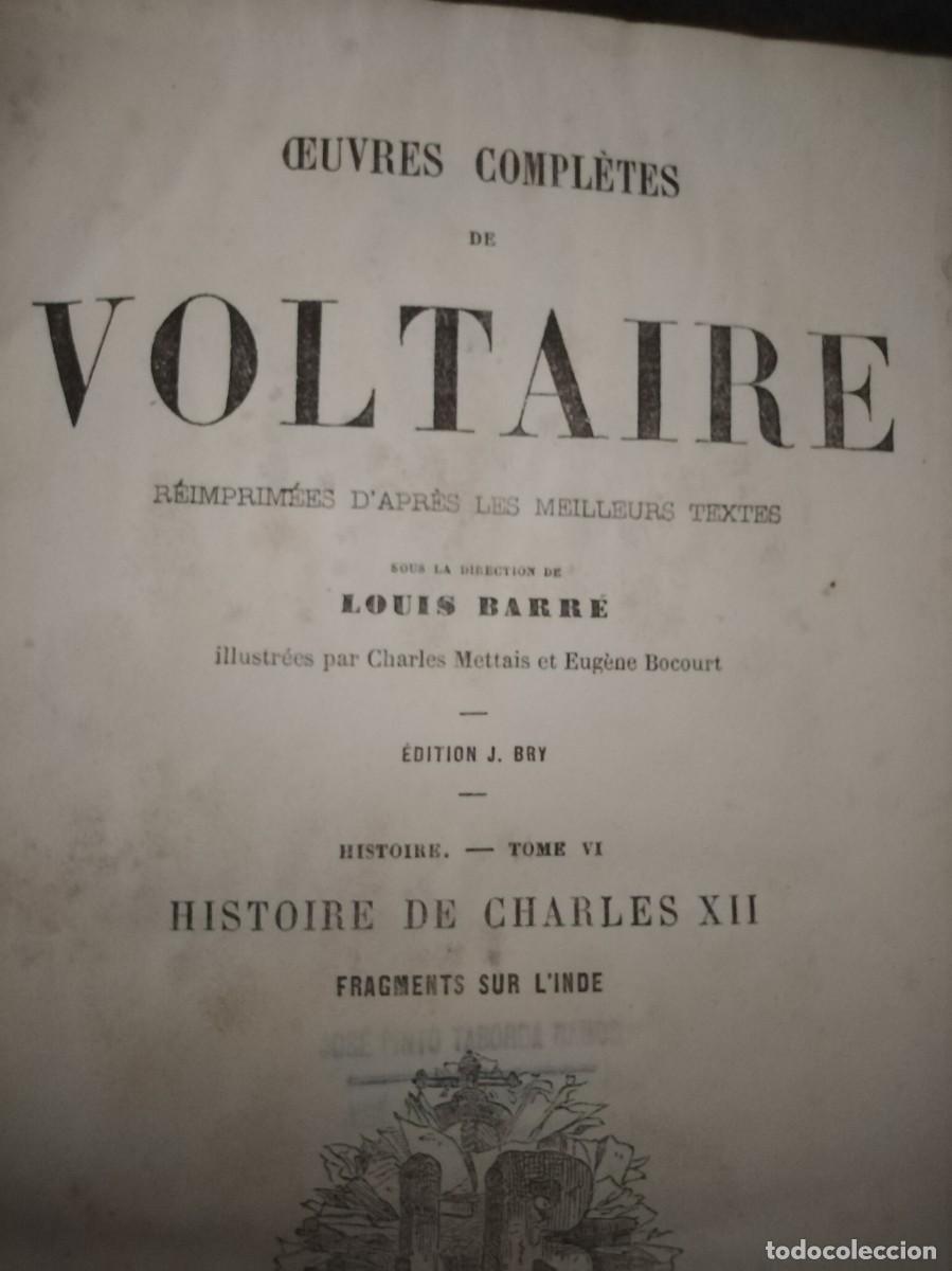 Libros de segunda mano: Obras completas de Voltaire. Par&iacute;s 1857. Francia. - Foto 7