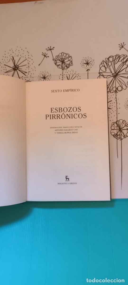 Libros de segunda mano: SEXTO EMP&Iacute;RICO. ESBOZOS PIRR&Oacute;NICOS. GREDOS, 2009. - Foto 3