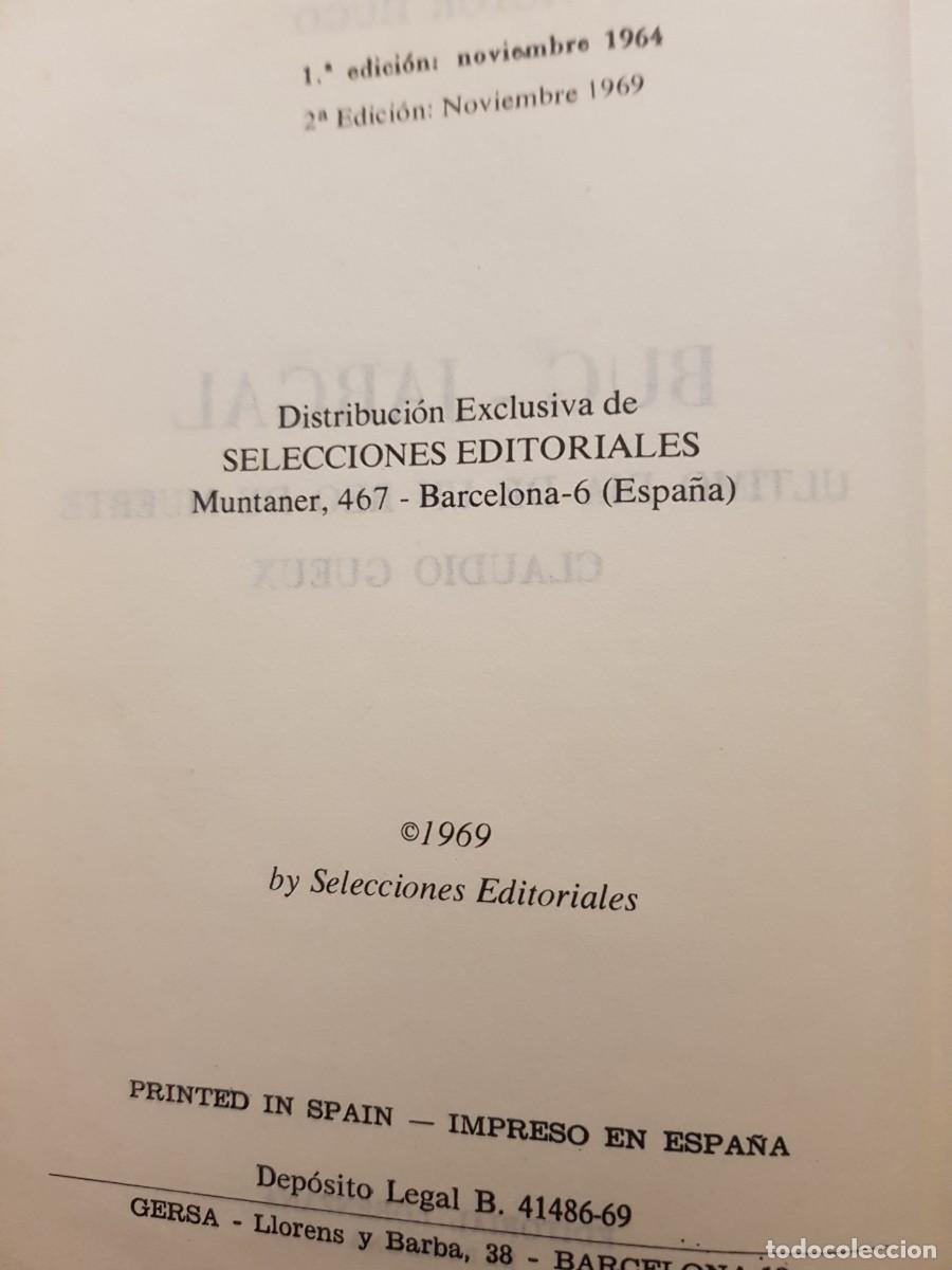 Libros de segunda mano: VICTOR HUGO - BUG-JARGAL - ED. LORENZANA - A&Ntilde;O 1969 - 2&ordf; EDICI&Oacute;N - Foto 4