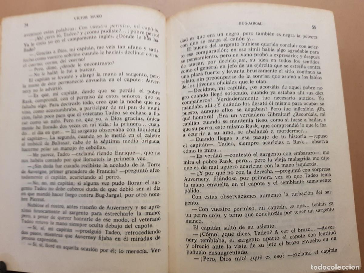 Libros de segunda mano: VICTOR HUGO - BUG-JARGAL - ED. LORENZANA - A&Ntilde;O 1969 - 2&ordf; EDICI&Oacute;N - Foto 5