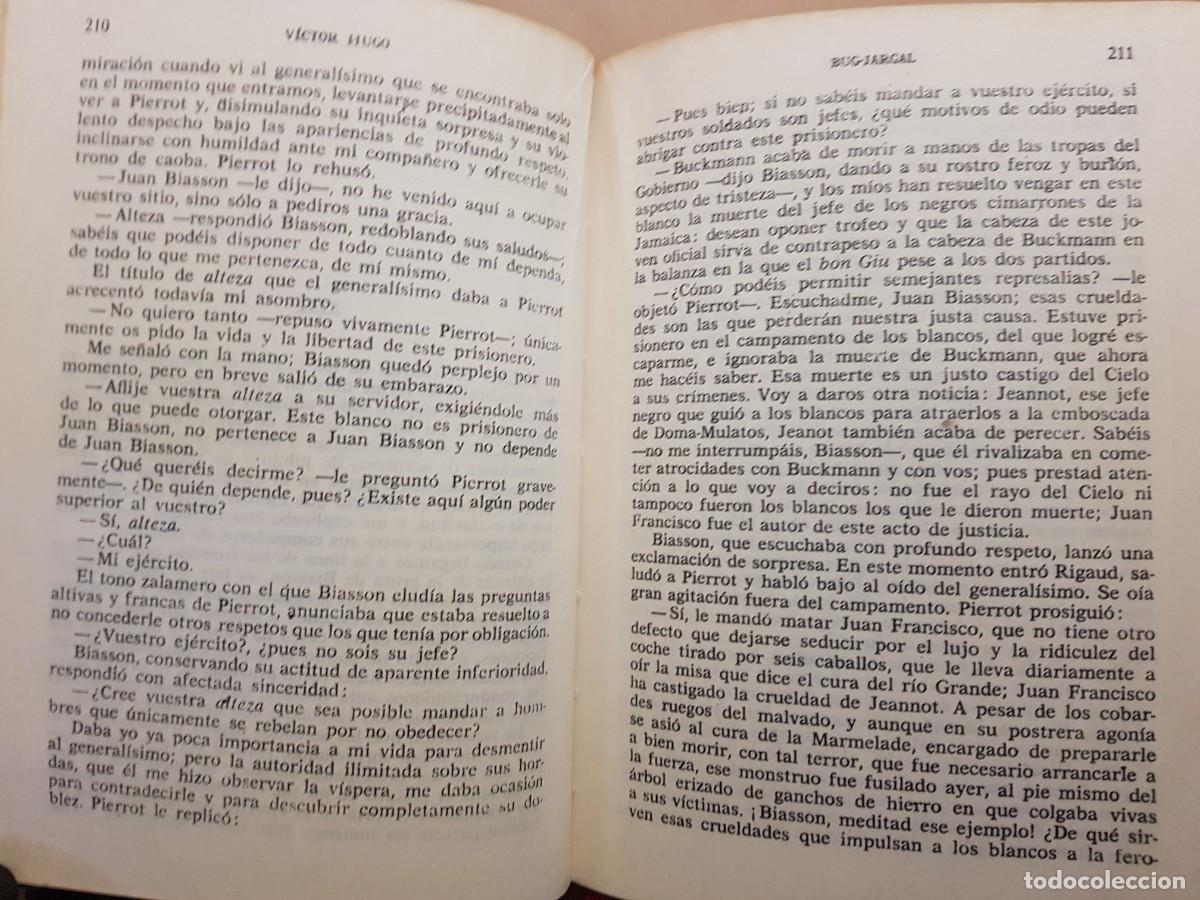 Libros de segunda mano: VICTOR HUGO - BUG-JARGAL - ED. LORENZANA - A&Ntilde;O 1969 - 2&ordf; EDICI&Oacute;N - Foto 9