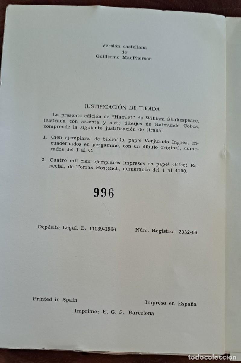 Libros de segunda mano: Lote 2 libros ediciones Marte. El diablo cojuelo y Hamlet - Foto 7