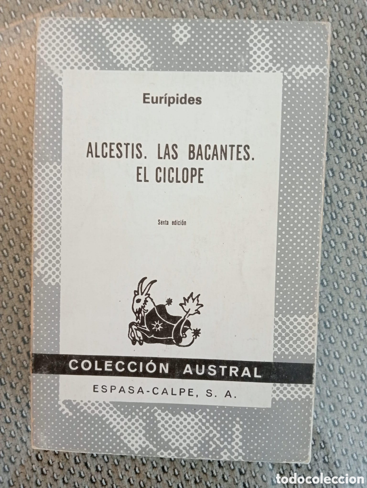 Libros de segunda mano: EUR&Iacute;PIDES : Alcestis / Las bacantes / El c&iacute;clope, - Foto 1