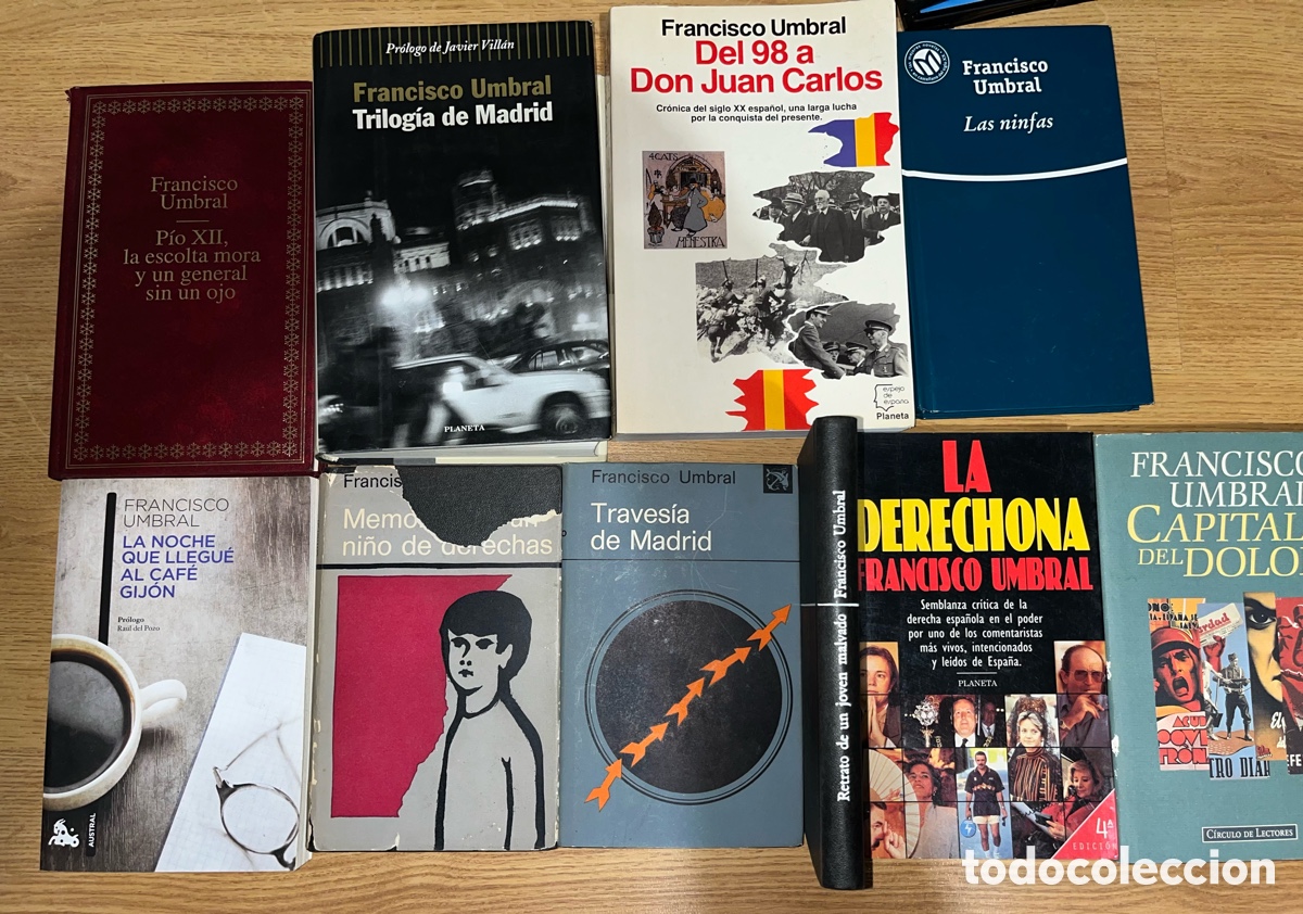 Libros de segunda mano: 10 libros de Francisco Umbral. - Foto 1