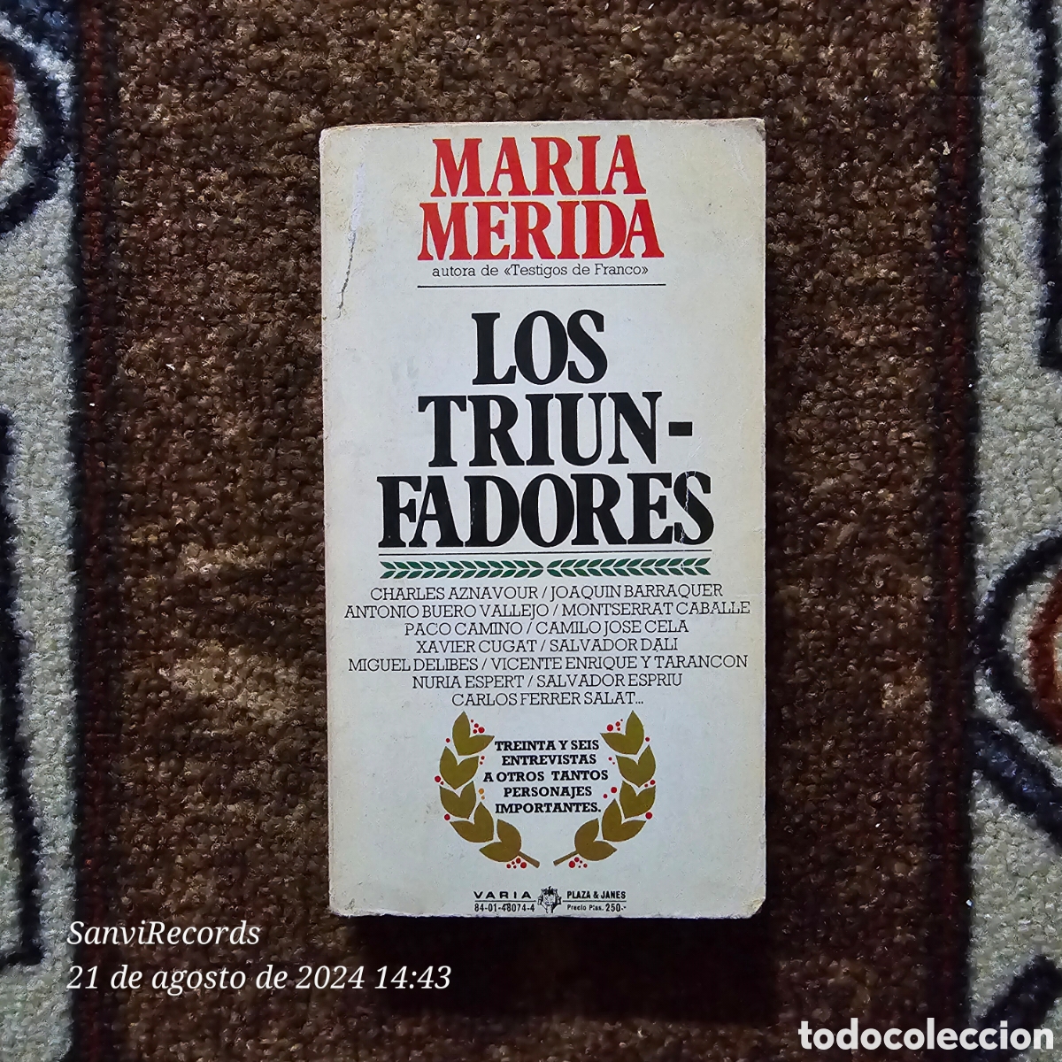 Libros de segunda mano: LOS TRIUNFADORES (MARIA MERIDA) (PLAZA & JANES) - Foto 1