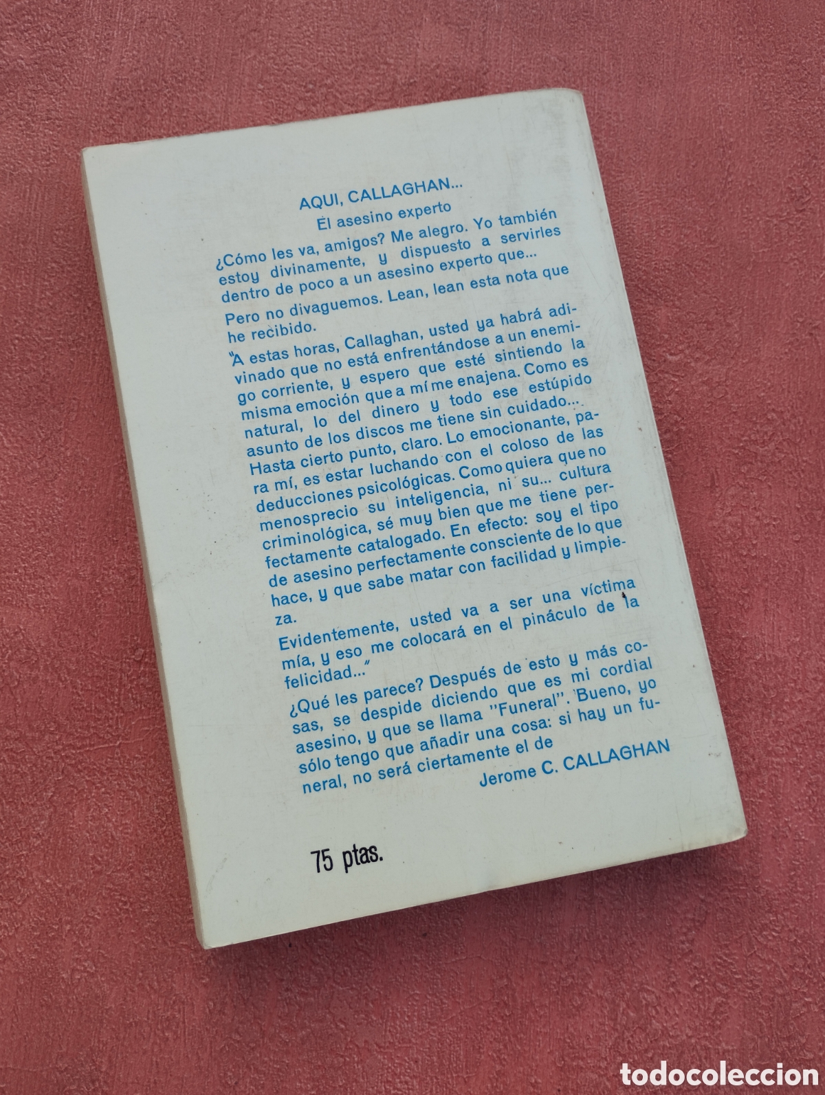 Libros de segunda mano: Pompas f&uacute;nebres S.A. Lou Carrigan. - Foto 2