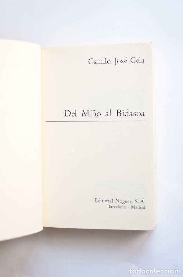 Libros de segunda mano: Del Mi&ntilde;o al Bidasoa - CELA, Camilo JOs&eacute; - Foto 3