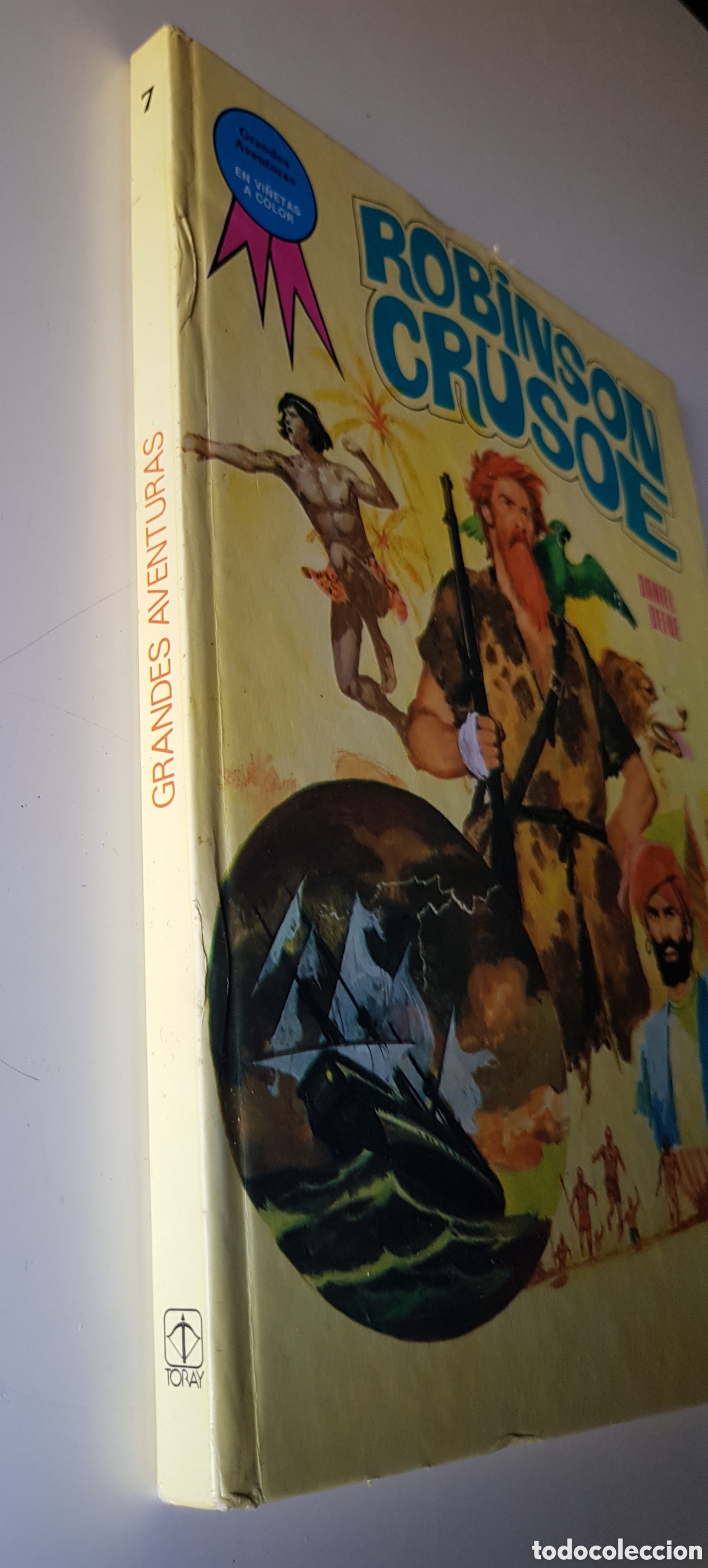 Libros de segunda mano: Robins&oacute;n crusoe. Daniel Defoe,ediciones Toray, S.A.., 1986 - Foto 2