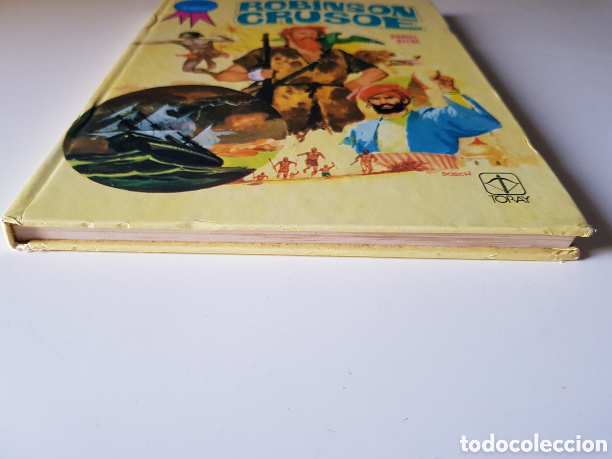 Libros de segunda mano: Robins&oacute;n crusoe. Daniel Defoe,ediciones Toray, S.A.., 1986 - Foto 4