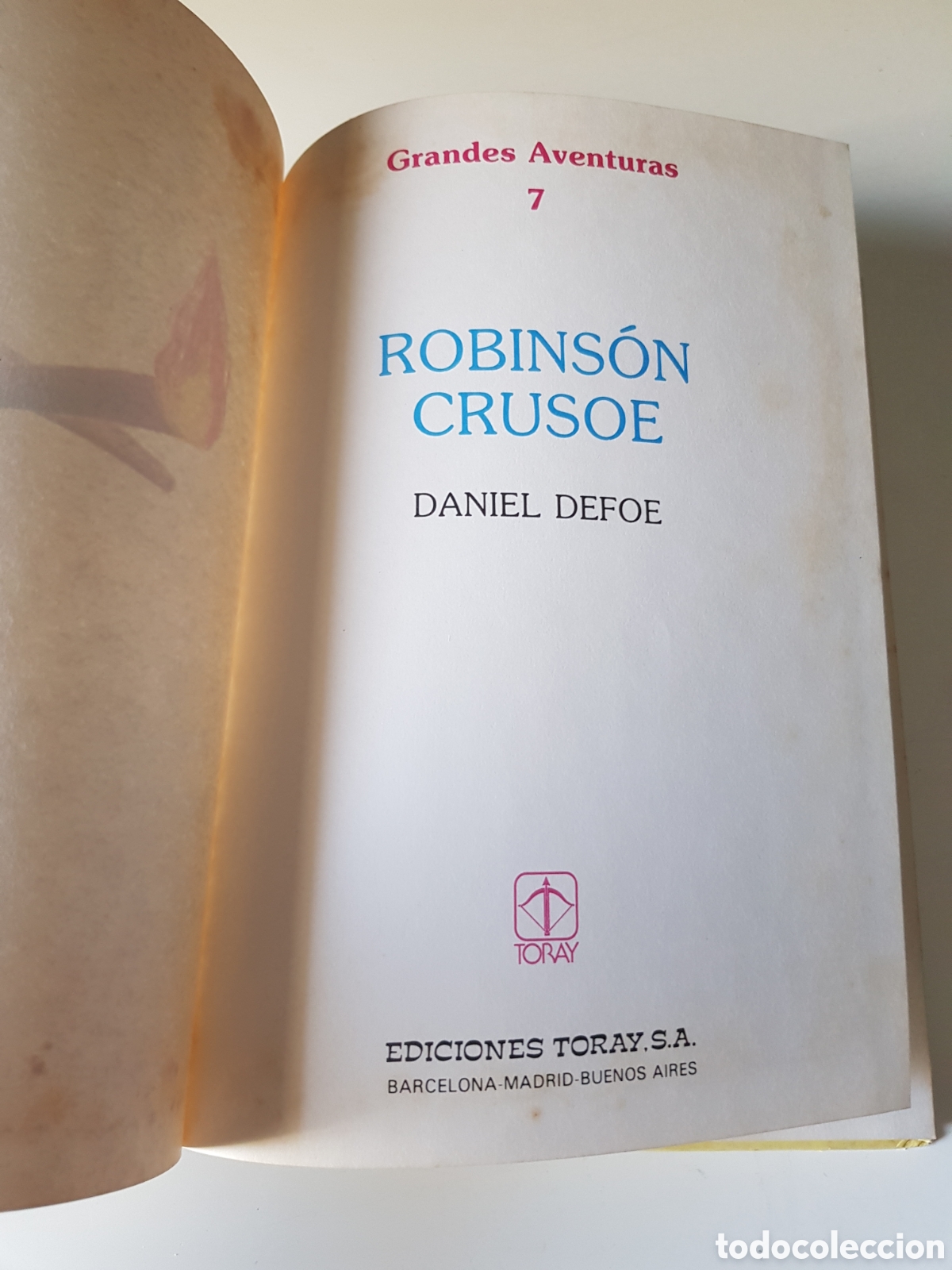 Libros de segunda mano: Robins&oacute;n crusoe. Daniel Defoe,ediciones Toray, S.A.., 1986 - Foto 10