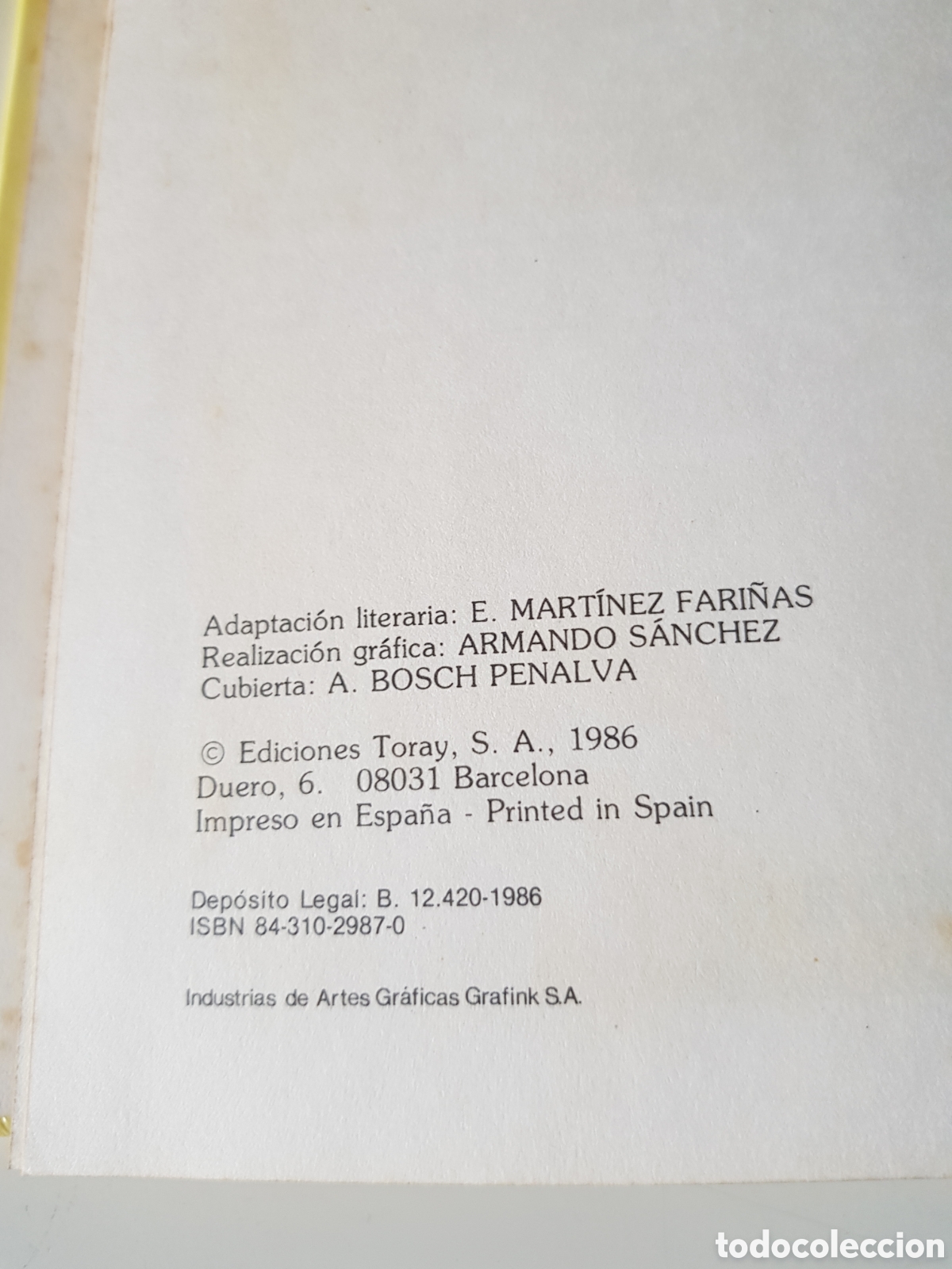 Libros de segunda mano: Robins&oacute;n crusoe. Daniel Defoe,ediciones Toray, S.A.., 1986 - Foto 12