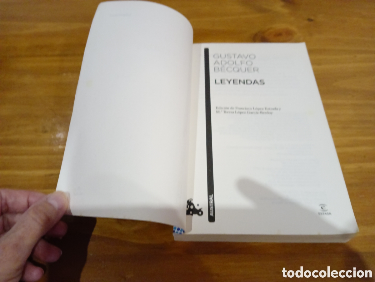 Libros de segunda mano: Gustavo Adolfo B&eacute;cquer leyendas - Foto 2