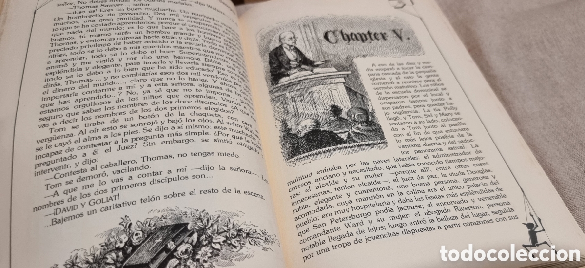 Libros de segunda mano: Las aventuras de Tom Sawyer - Mark Twain - Primera edici&oacute;n - Foto 8