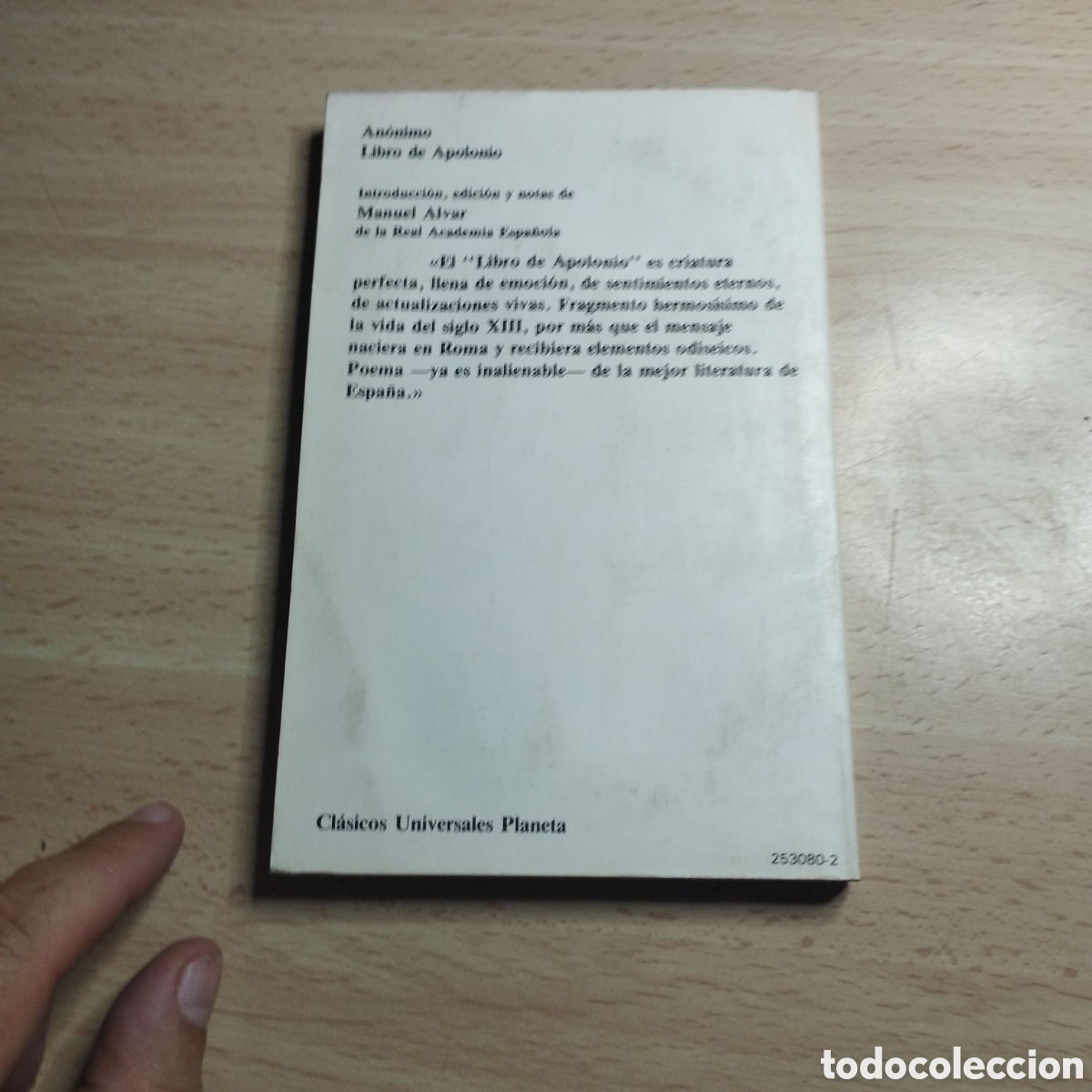 Libros de segunda mano: Libro de Apolonio. An&oacute;nimo. 1984. Cl&aacute;sicos Universales Planeta. 80 - Foto 2