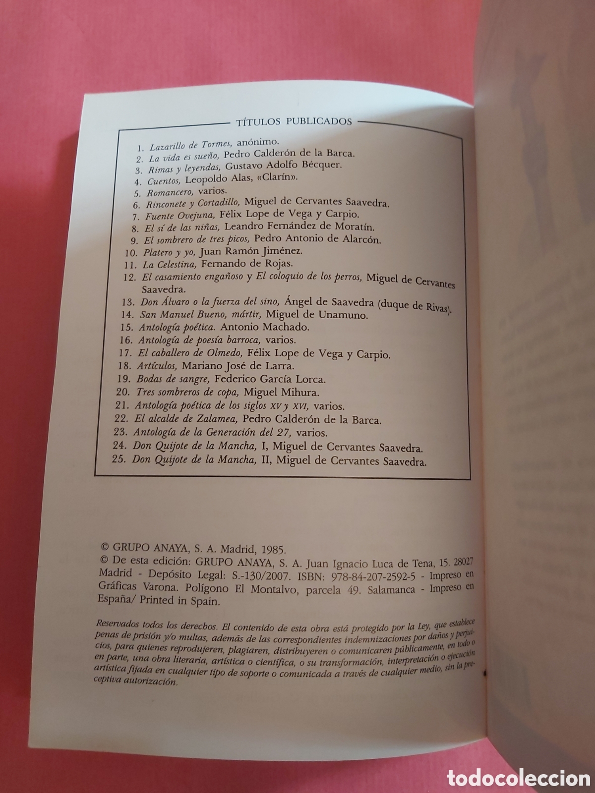Libros de segunda mano: LAZARILLO DE TORMES # AN&Oacute;NIMO # ANAYA 1985 - Foto 4