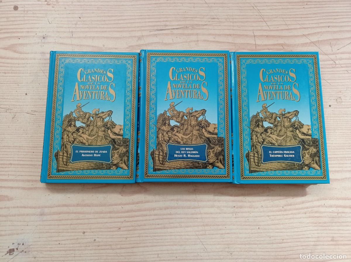 Libros de segunda mano: El Prisionero De Zenda + Las Minas Del Rey Salomon + El Capitan Fracasa - 3 Libros Grandes Clasicos