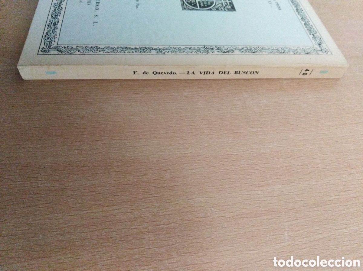 Libros de segunda mano: VIDA DEL BUSC&Oacute;N. Francisco de Quevedo. Cl&aacute;sicos Ebro - Foto 6