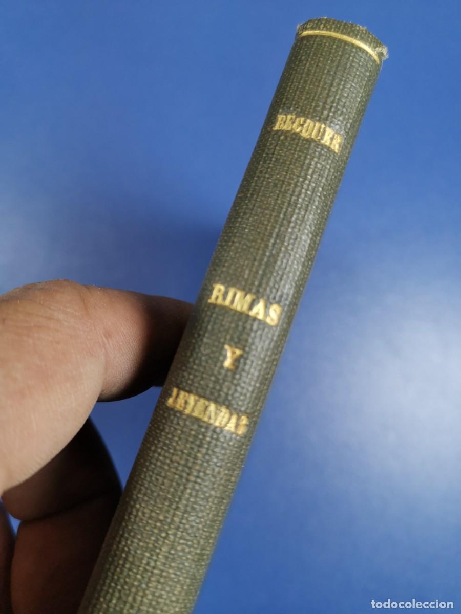Libros de segunda mano: RIMAS Y LEYENDAS, GUSTAVO ADOLFO BECQUER, ESPASA-CALPE, 1943 - Foto 4