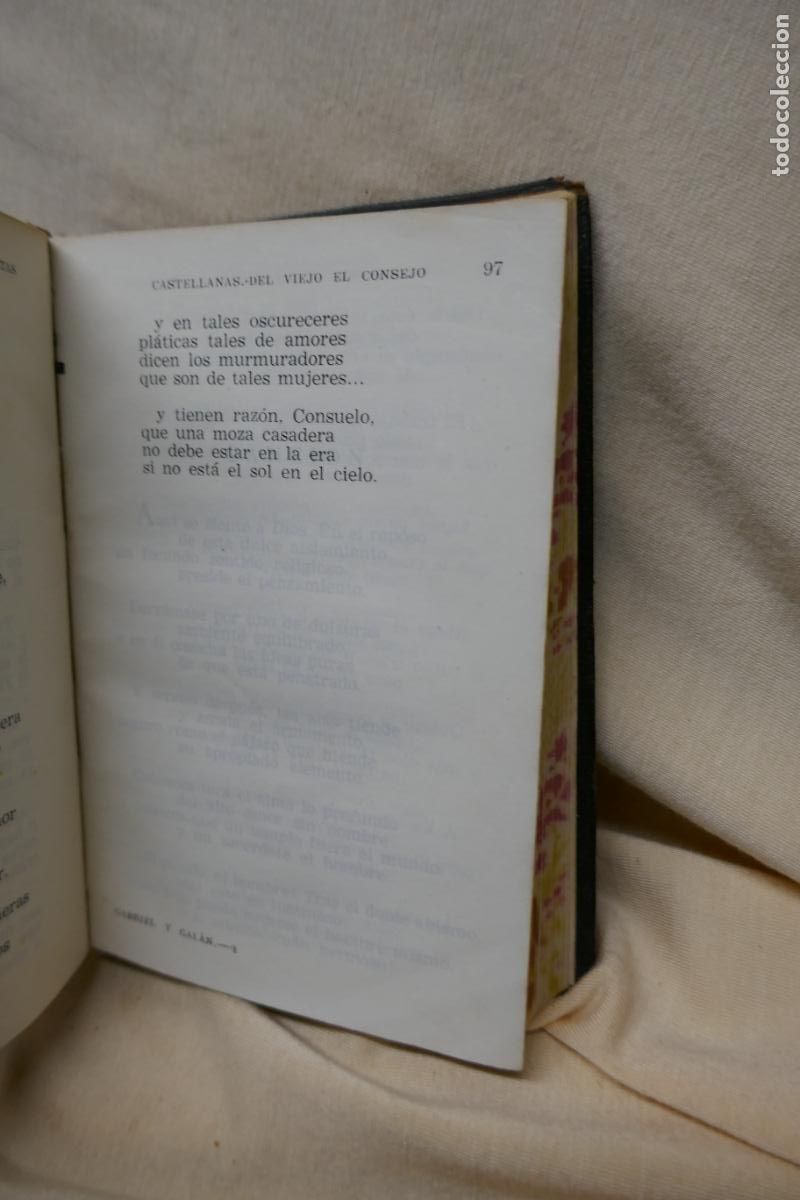 Libros de segunda mano: Gabriel y Gal&aacute;n. Obras completas. . Aguilar 1945 - Foto 10