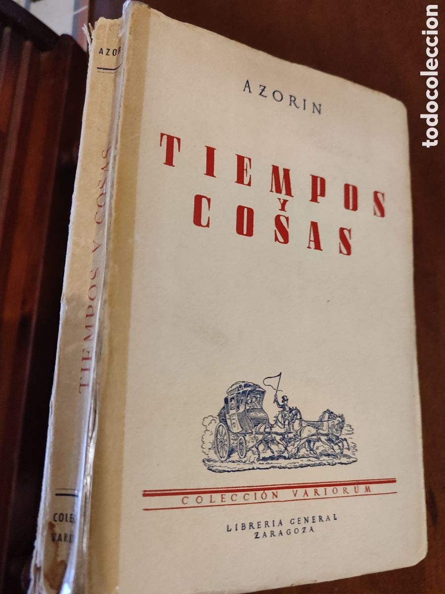 Libros de segunda mano: Tiempos y cosas. Azor&iacute;n. - Foto 4