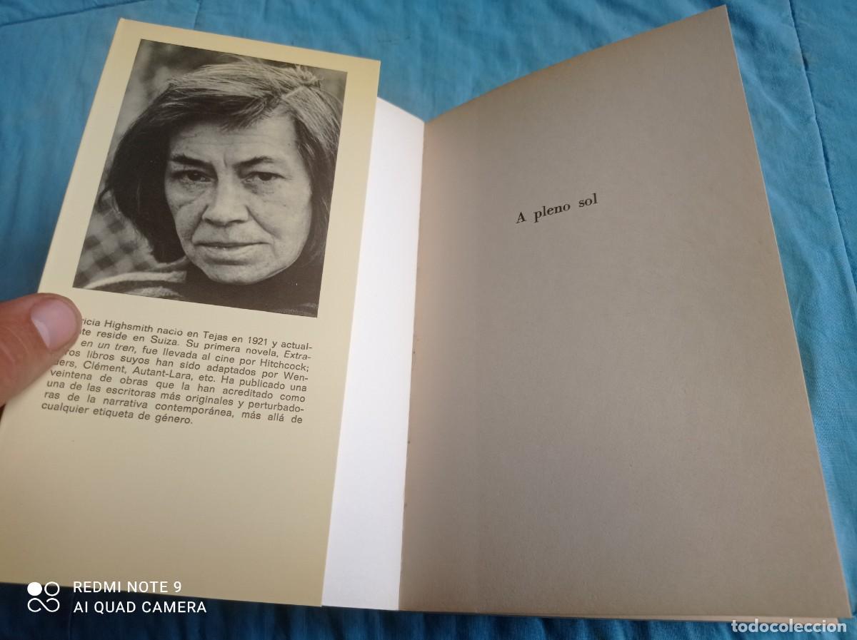 Libros de segunda mano: A PLENO SOL / PATRICIA HIGHSMITH / GV 57 / ANAGRAMA - Foto 3