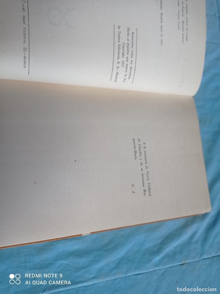 Libros de segunda mano: CARTAS DE VIAJE / P.TEILHARD DE CHARDIN / GV 57 / TAURUS - Foto 9