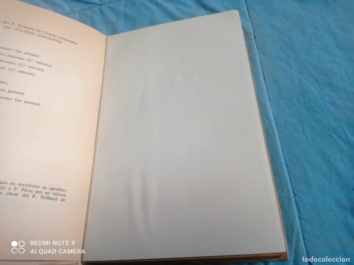Libros de segunda mano: LA VISION DEL PASADO / P.TEILHARD DE CHARDIN / GV 57 / TAURUS - Foto 7