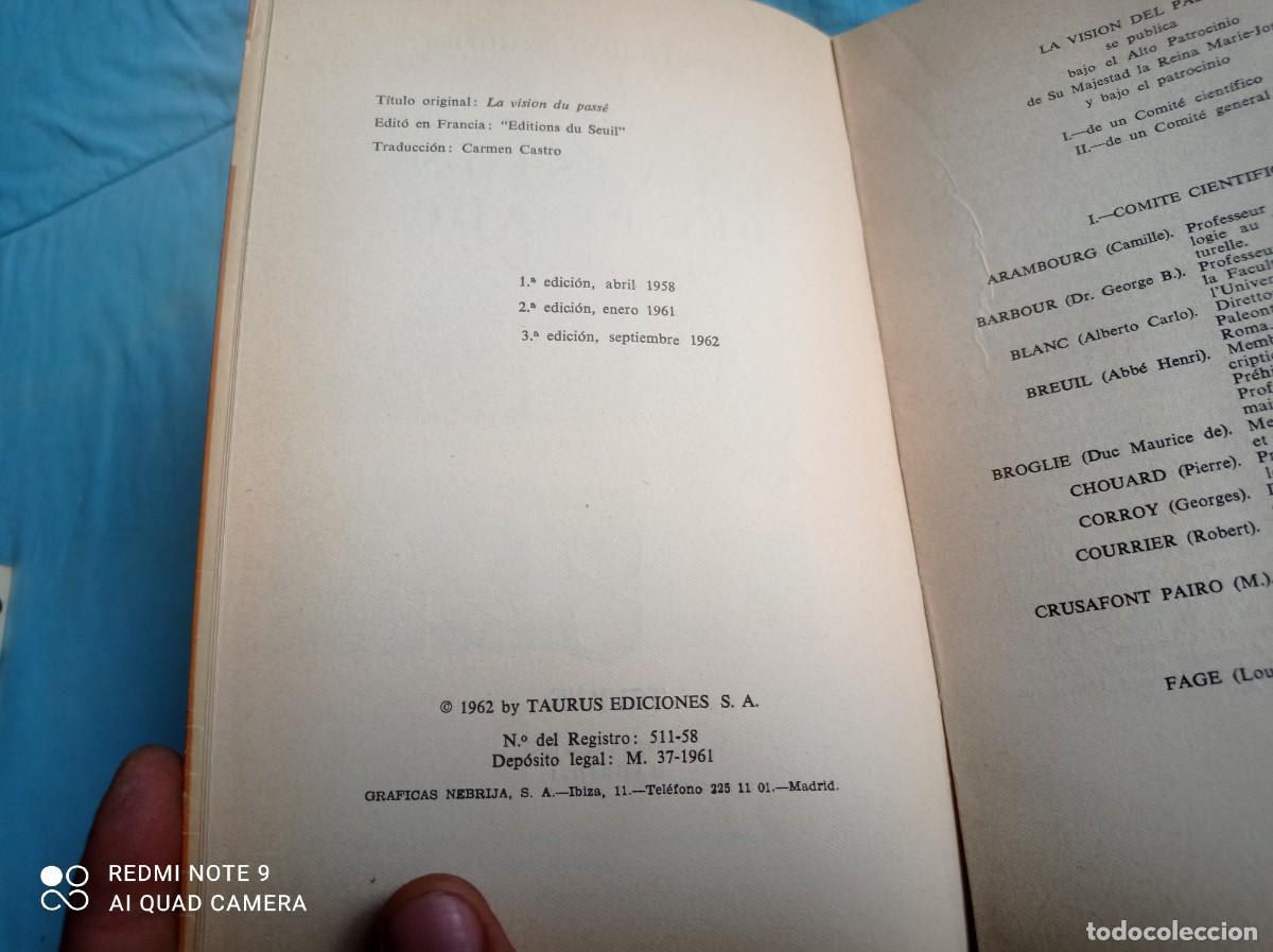 Libros de segunda mano: LA VISION DEL PASADO / P.TEILHARD DE CHARDIN / GV 57 / TAURUS - Foto 9