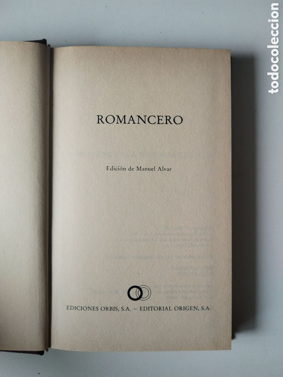 Libros de segunda mano: ROMANCERO/EDICION MANUEL ALVAR - Foto 2