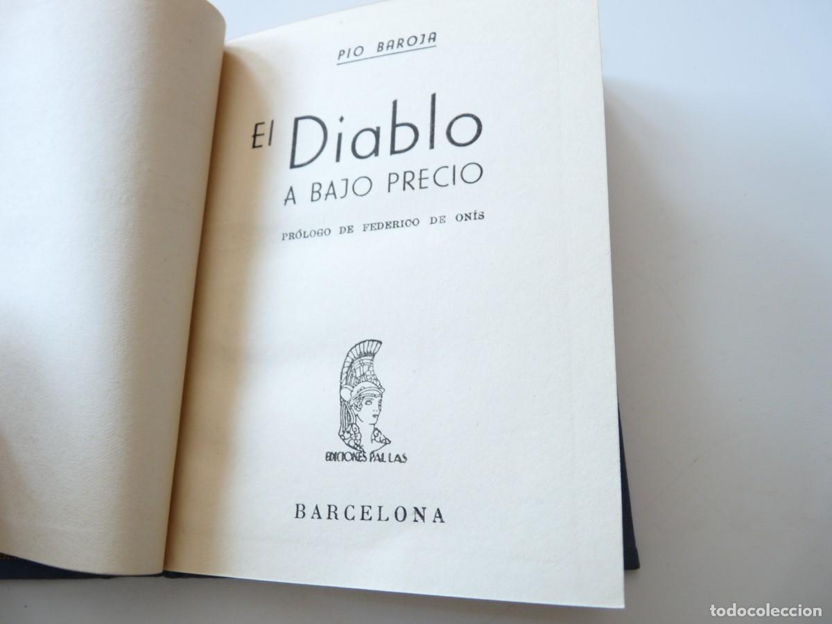 Libros de segunda mano: El Diablo a bajo precio Pio Baroja Ref: 3-348 - Foto 6