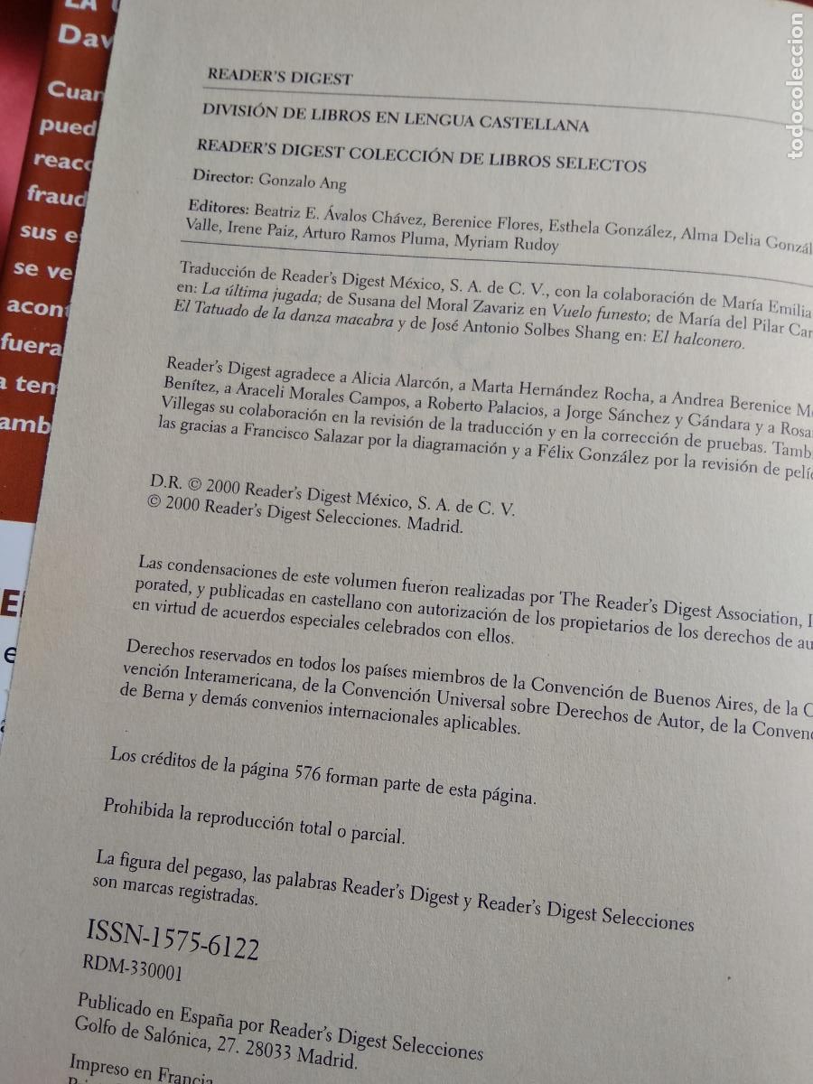 Libros de segunda mano: Libros selectos 2000 Ed. Readers Digest L.25813-308 - Foto 3