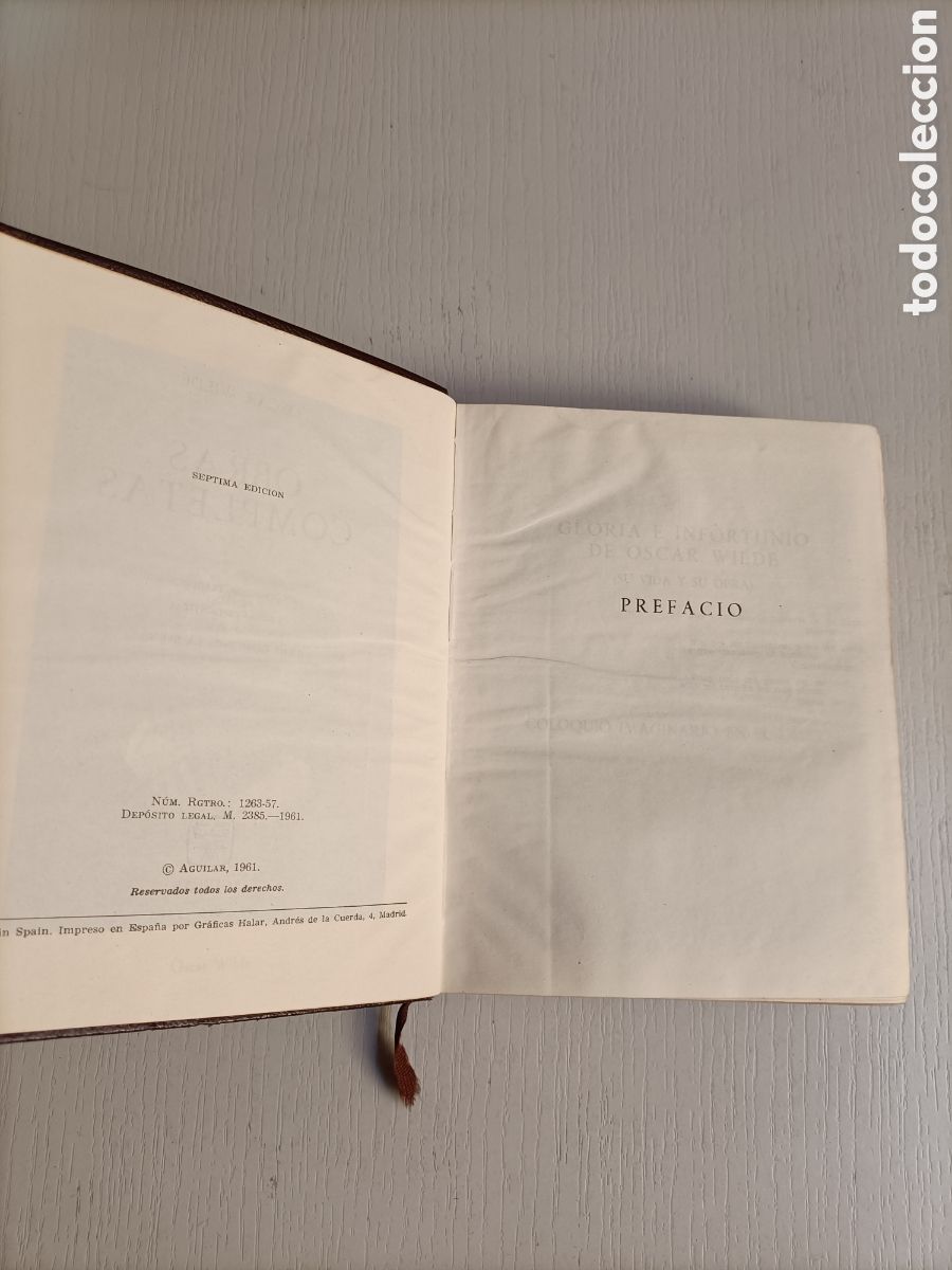 Libros de segunda mano: Oscar Wilde obras completas. Aguilar 1961 - Foto 12