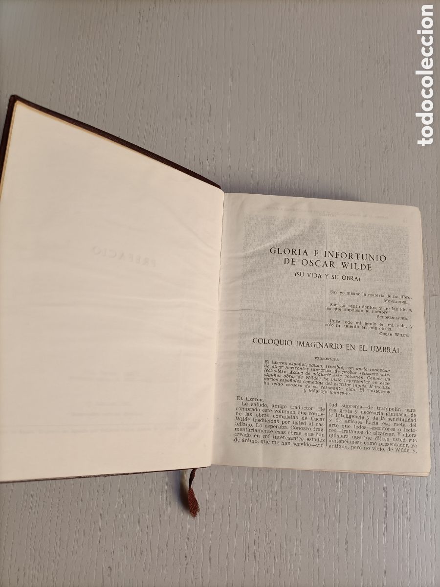 Libros de segunda mano: Oscar Wilde obras completas. Aguilar 1961 - Foto 13