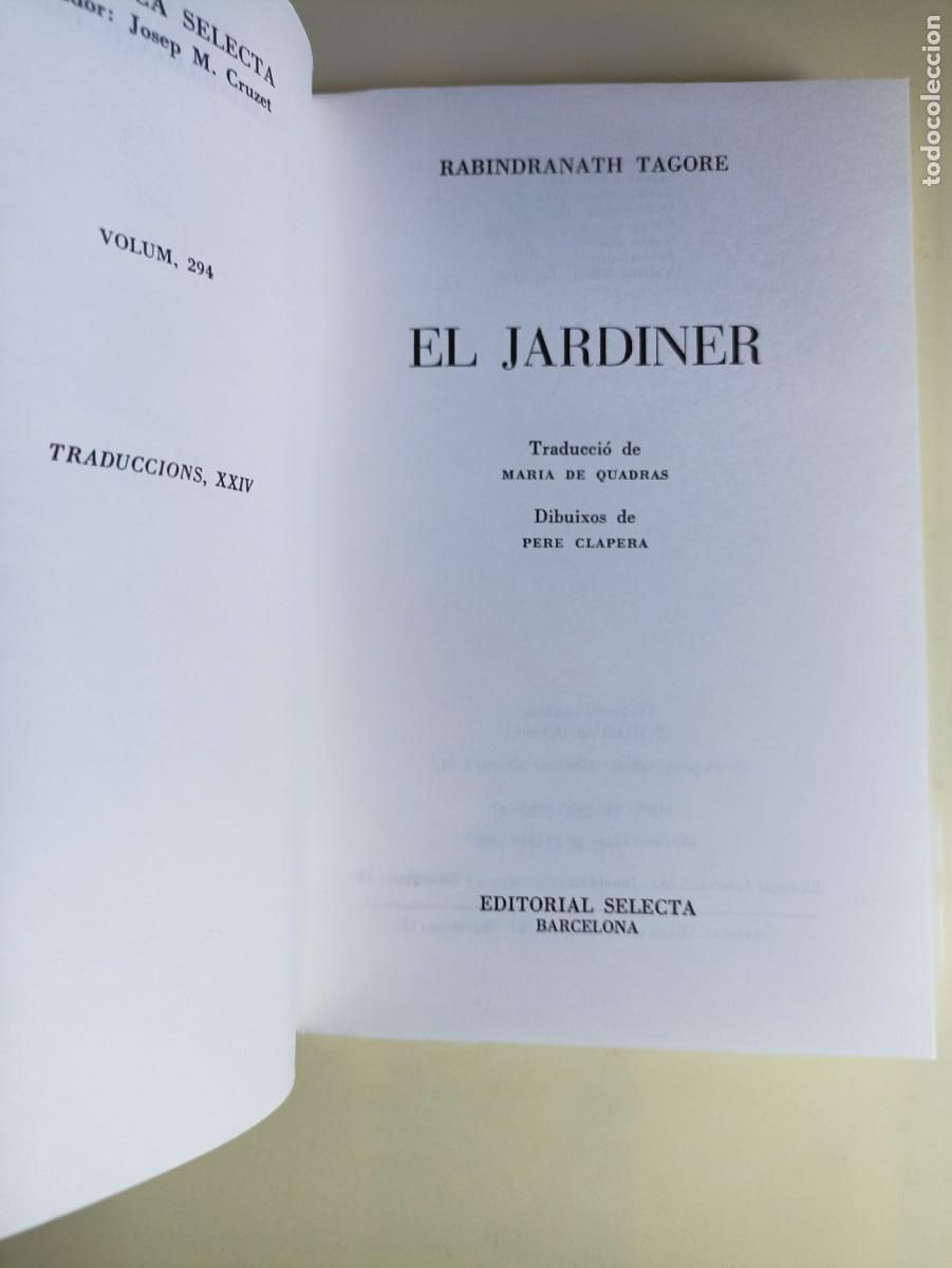 Libros de segunda mano: Rabindranath Tagore El Jardiner - Foto 3