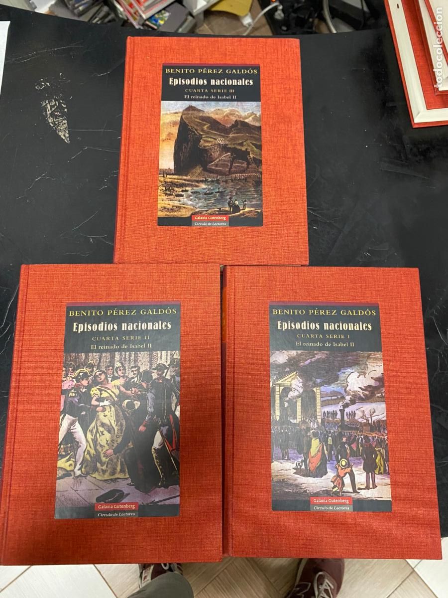 Libros de segunda mano: BENITO PEREZ GALDOS.EPISODIOS NACIONALES. CUARTA SERIE I, II Y III. EDICION TAPA DURA EN TELA.