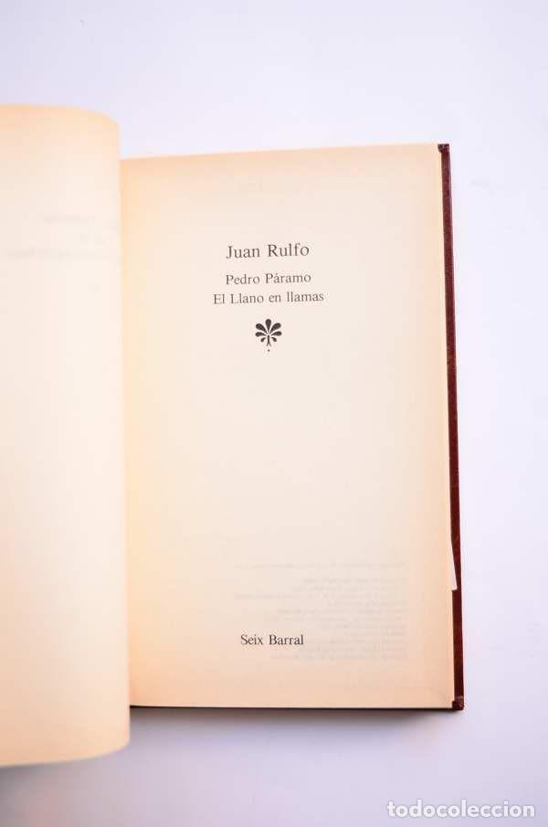 Libros de segunda mano: Pedro P&aacute;ramo y El llano en llamas - RULFO, Juan - Foto 2