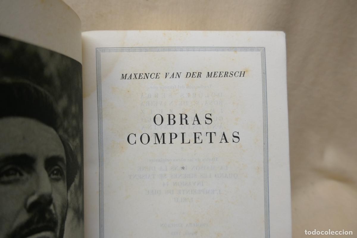 Libros de segunda mano: Obras completas, Tomo I.- Van der Meersch, Maxence - Foto 8