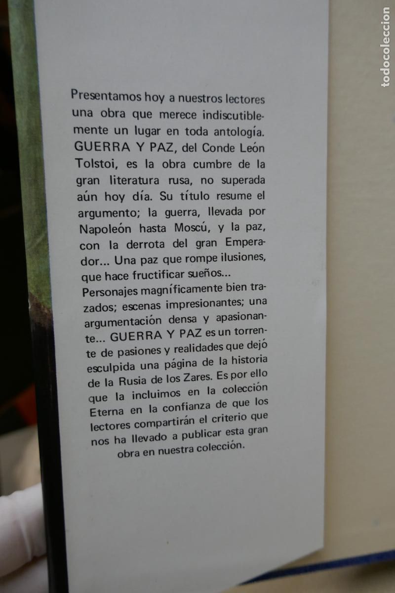 Libros de segunda mano: GUERRA Y PAZ - TOMO I-II - Leon TOLSTOI - Foto 18