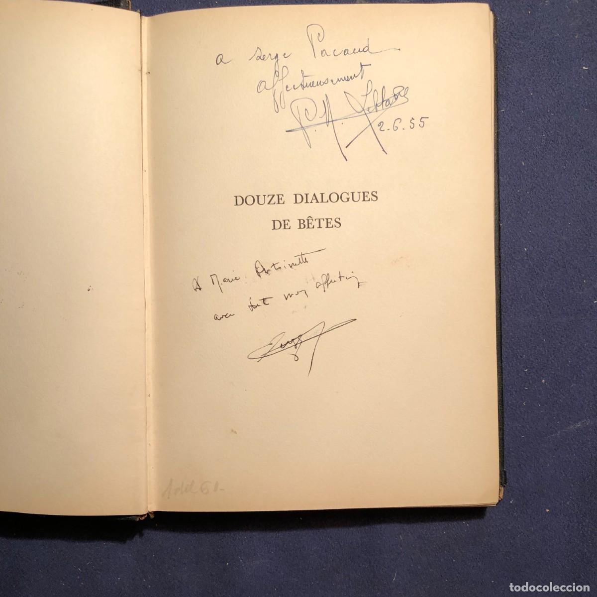 Libros de segunda mano: COLETTE: - DOUZE DIALOGUES DE BETES - (1952) - Foto 3