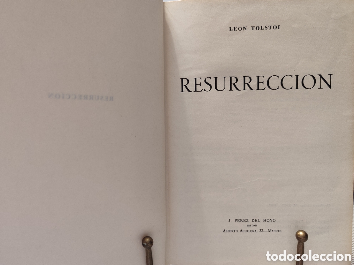 Libros de segunda mano: &rdquo;RESURRECCI&Oacute;N&rdquo; Le&oacute;n Tolst&oacute;i, 1969 - Foto 2