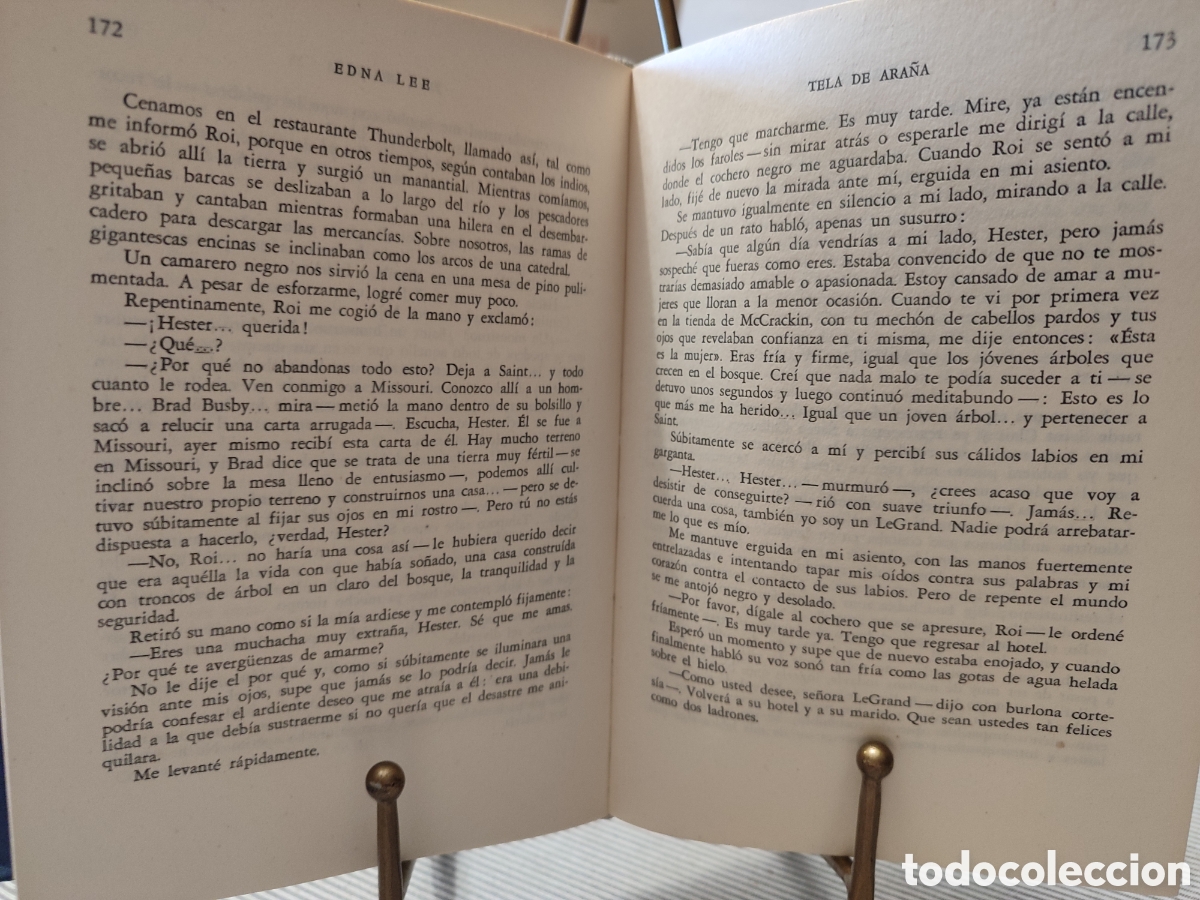 Libros de segunda mano: TELA DE ARA&Ntilde;A. 1950. Edna Lee - Foto 5
