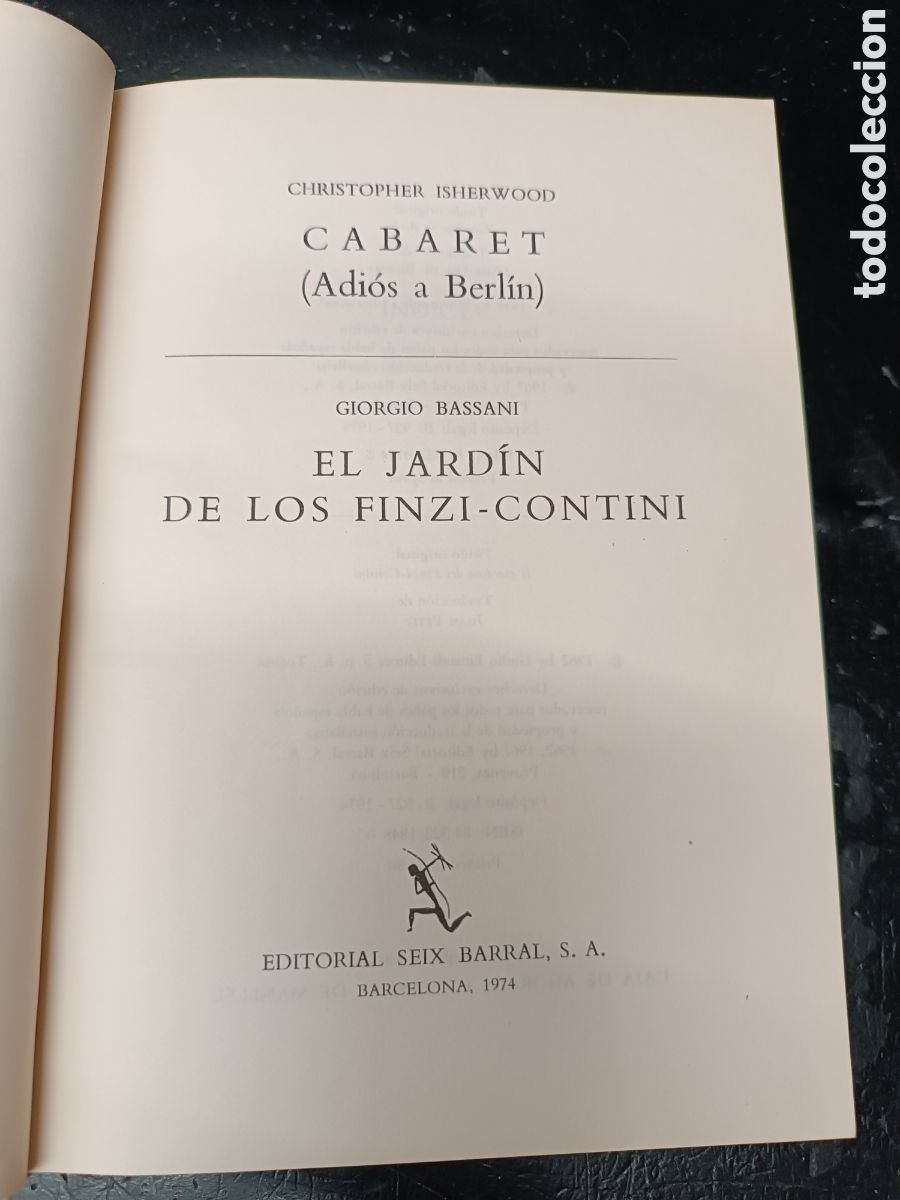 Libros de segunda mano: El jard&iacute;n de los Finzi Contini - Foto 2