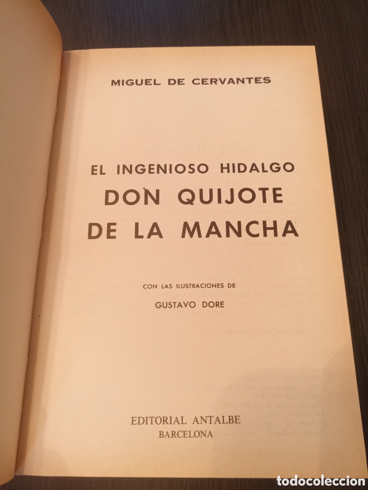 Libros de segunda mano: Antiguo Libro Don Quijote de la Mancha - Foto 2