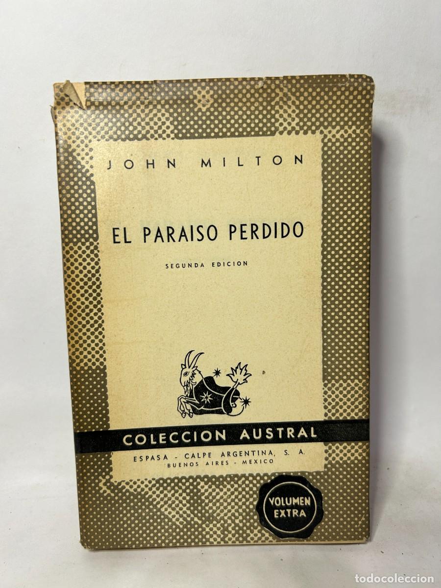 Libros de segunda mano: JOHN MILTON - EL PARAISO PERDIDO - 1951 - Foto 1