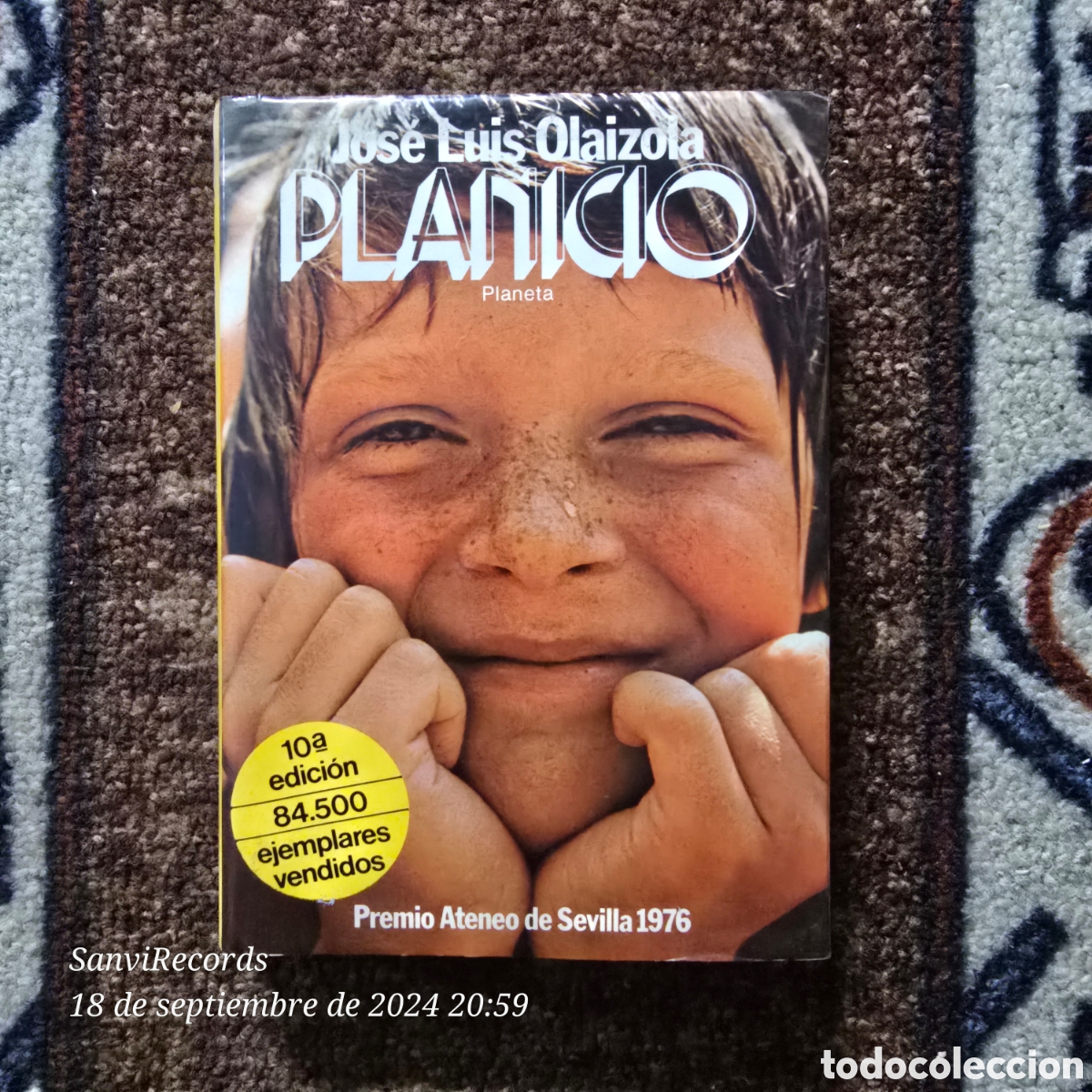 Libros de segunda mano: PLANICIO (JOSE LUIS OLAIZOLA) (PLANETA) - Foto 1