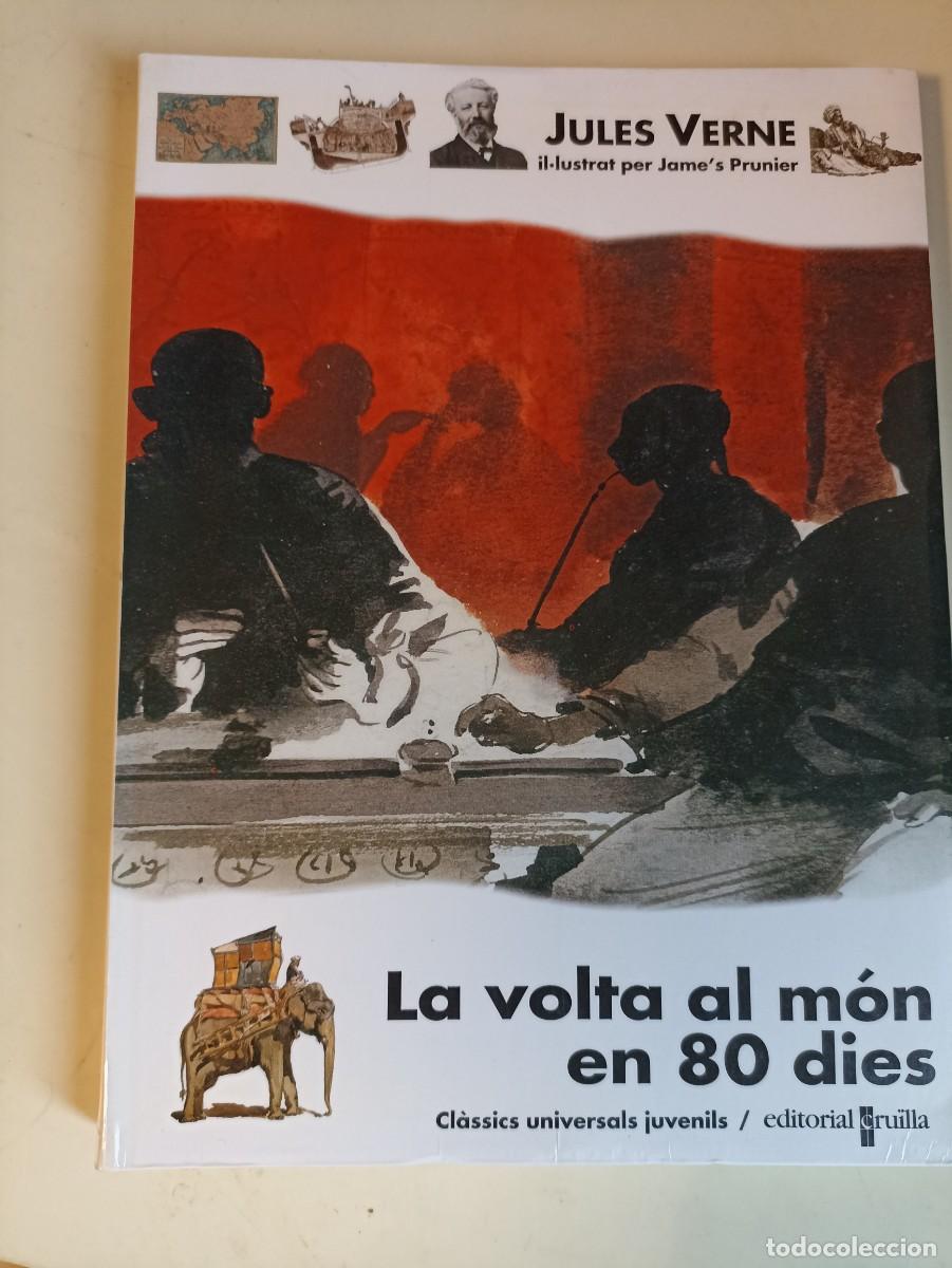 Libros de segunda mano: La Volta al M&oacute;n en 80 dies de Jules Verne - Foto 1