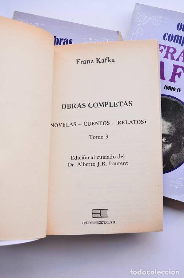 Libros de segunda mano: Franz Kafka. Obras completas - KAFKA, Franz - Foto 7